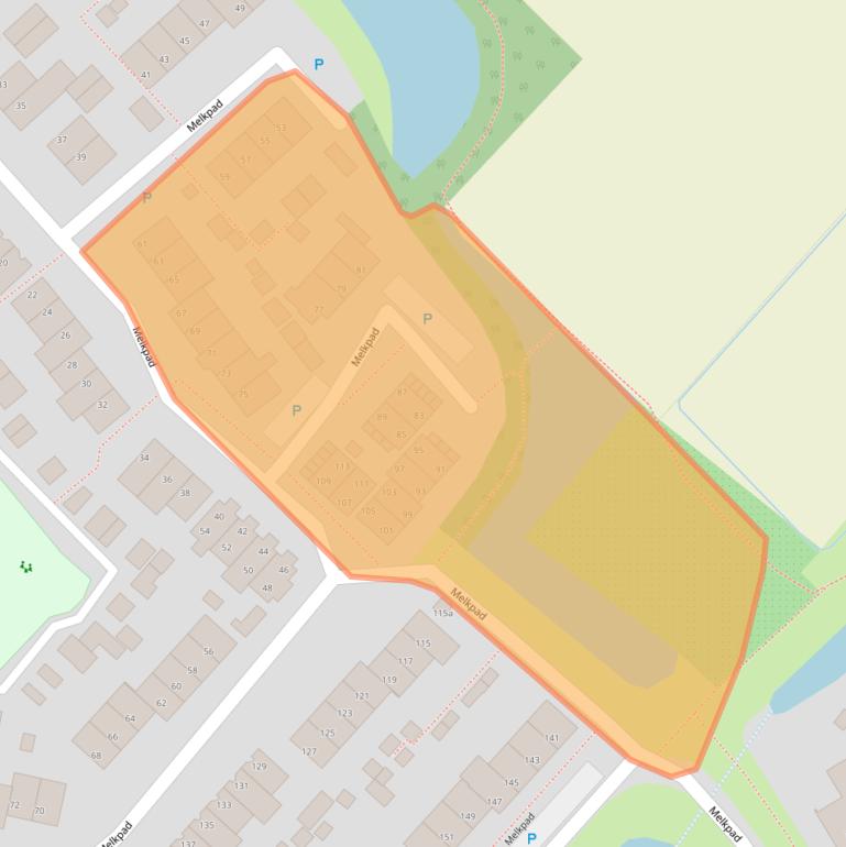 Kaart van postcodegebied 5411GD.