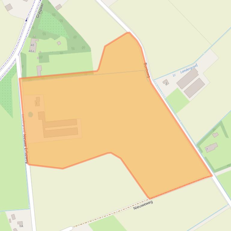 Kaart van postcodegebied 5411LR.