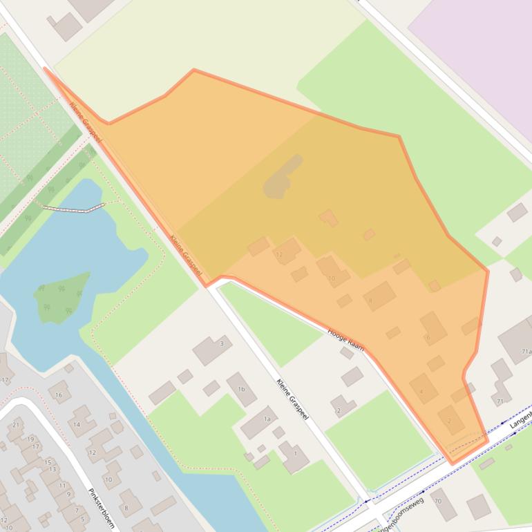 Kaart van postcodegebied 5411LT.