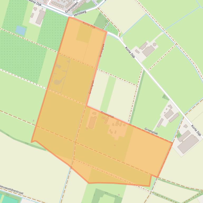 Kaart van postcodegebied 5411NA.