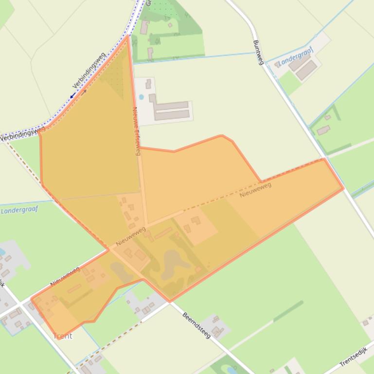 Kaart van postcodegebied 5411NC.