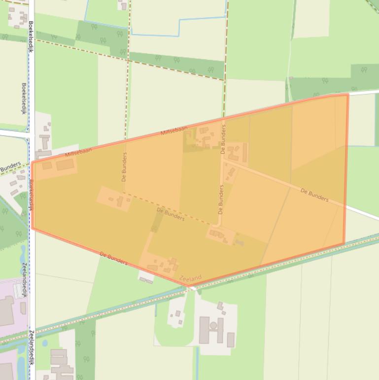 Kaart van postcodegebied 5411NL.