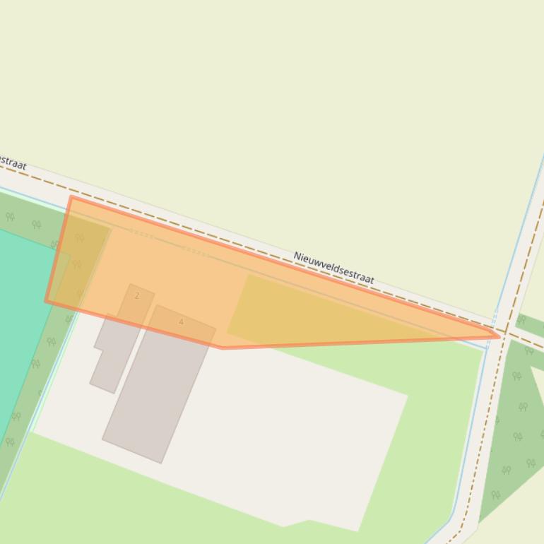 Kaart van postcodegebied 5411NZ.