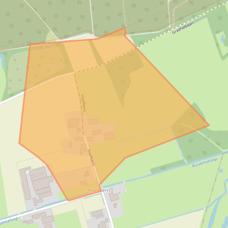 Kaart van postcodegebied 5411RD.