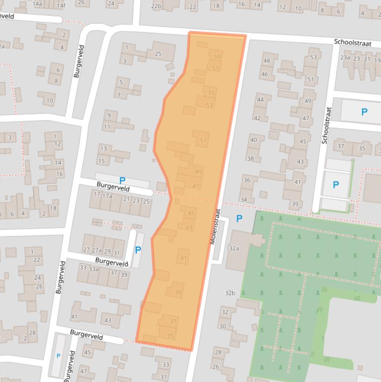 Kaart van postcodegebied 5411TB.