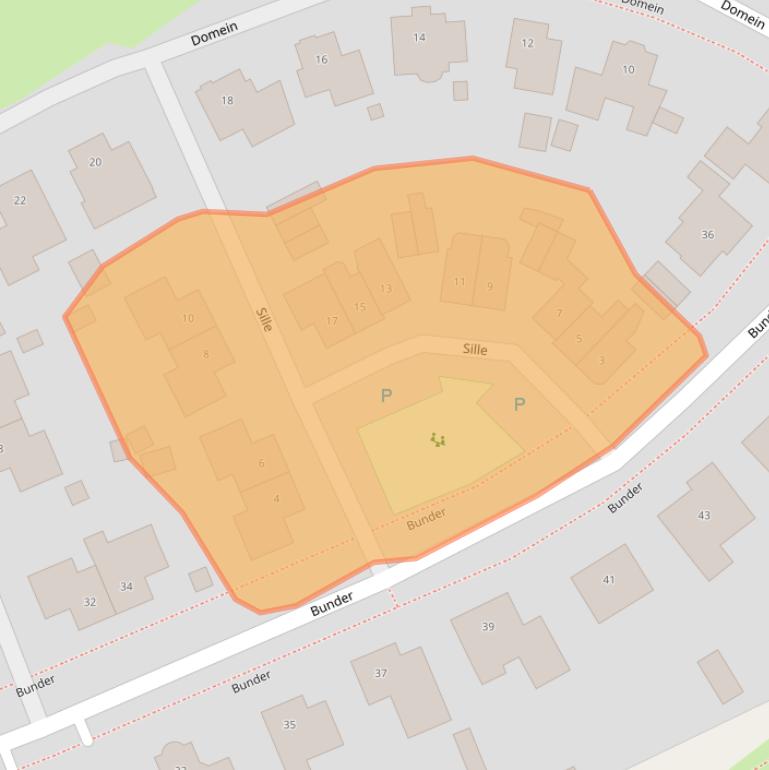 Kaart van postcodegebied 5421AJ.