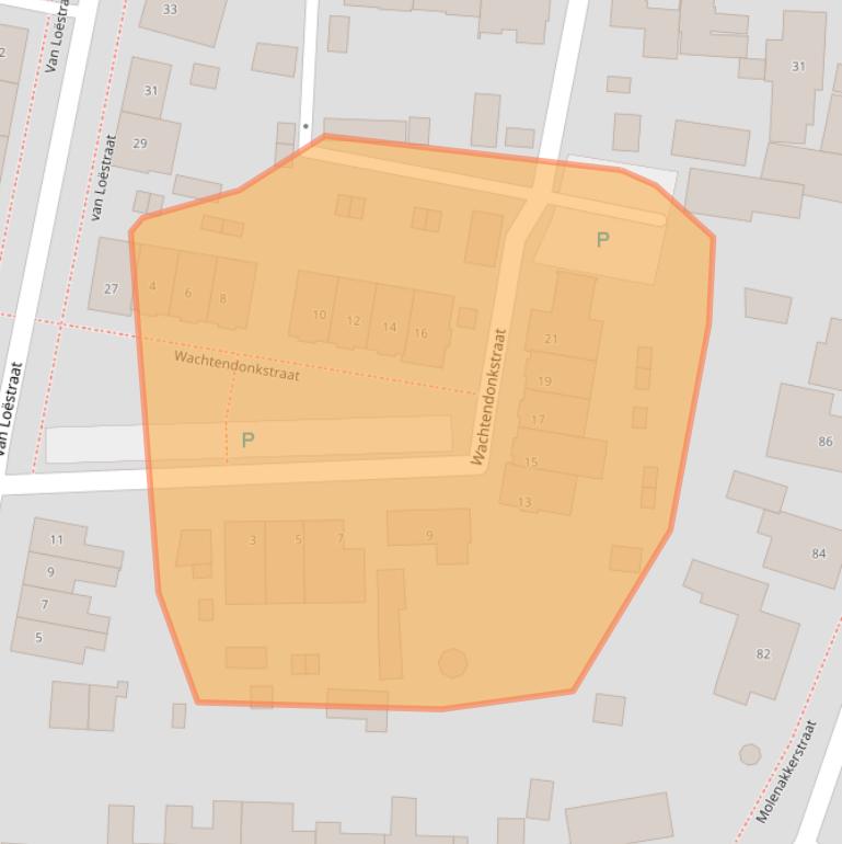 Kaart van postcodegebied 5421BL.