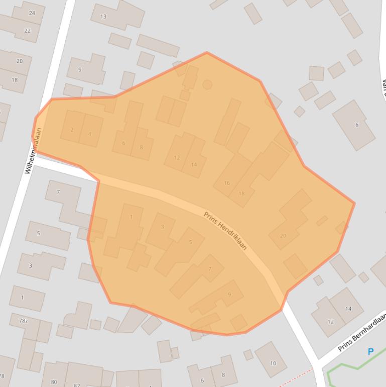 Kaart van postcodegebied 5421CD.