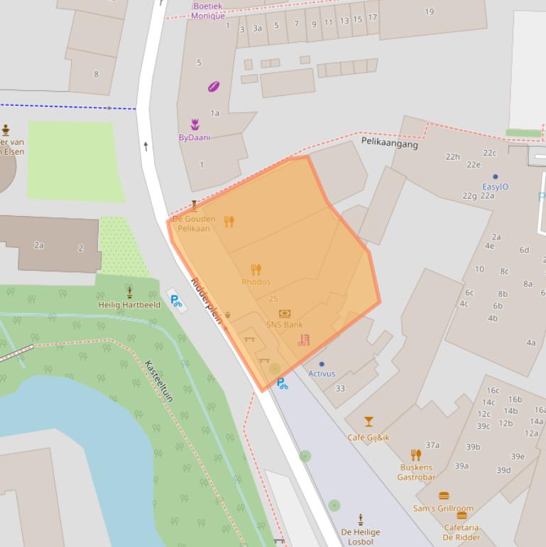 Kaart van postcodegebied 5421CW.