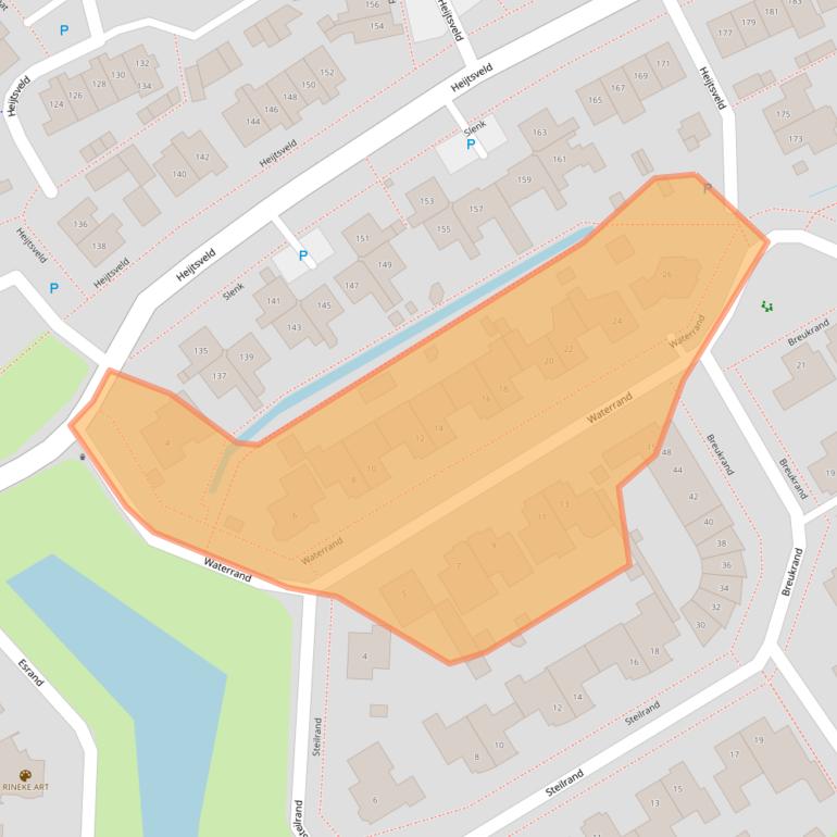 Kaart van postcodegebied 5421GA.