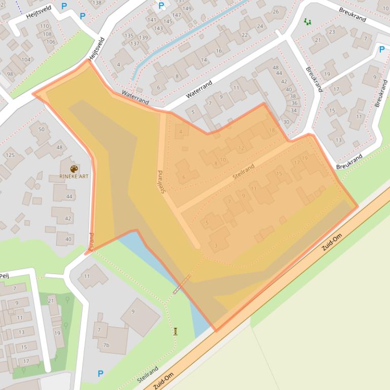 Kaart van postcodegebied 5421GB.