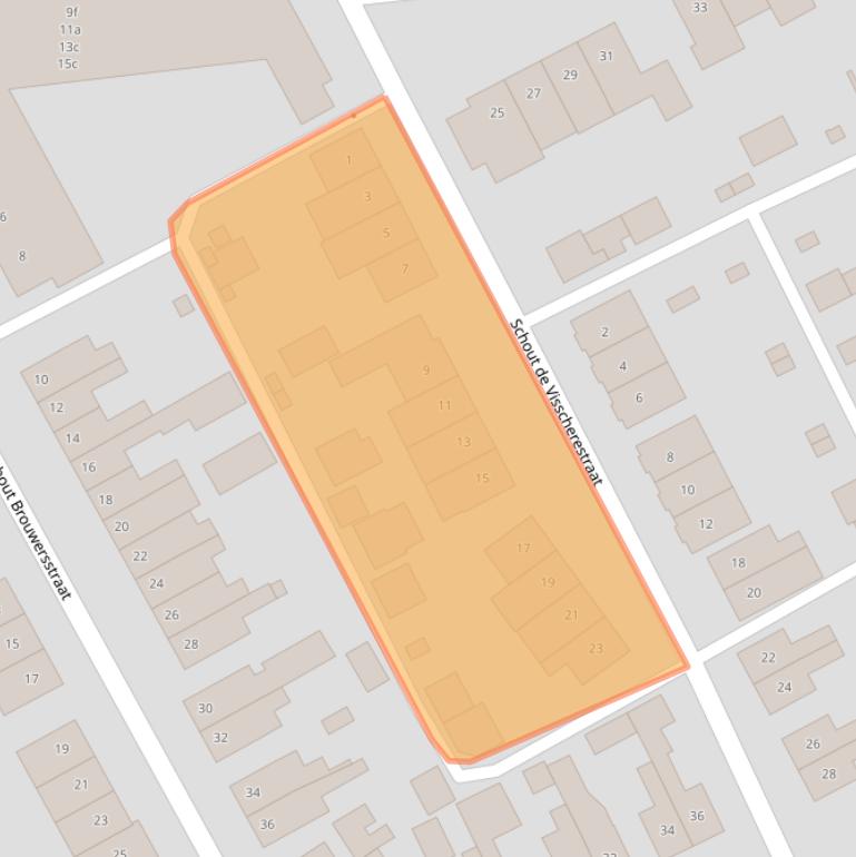 Kaart van postcodegebied 5421GG.