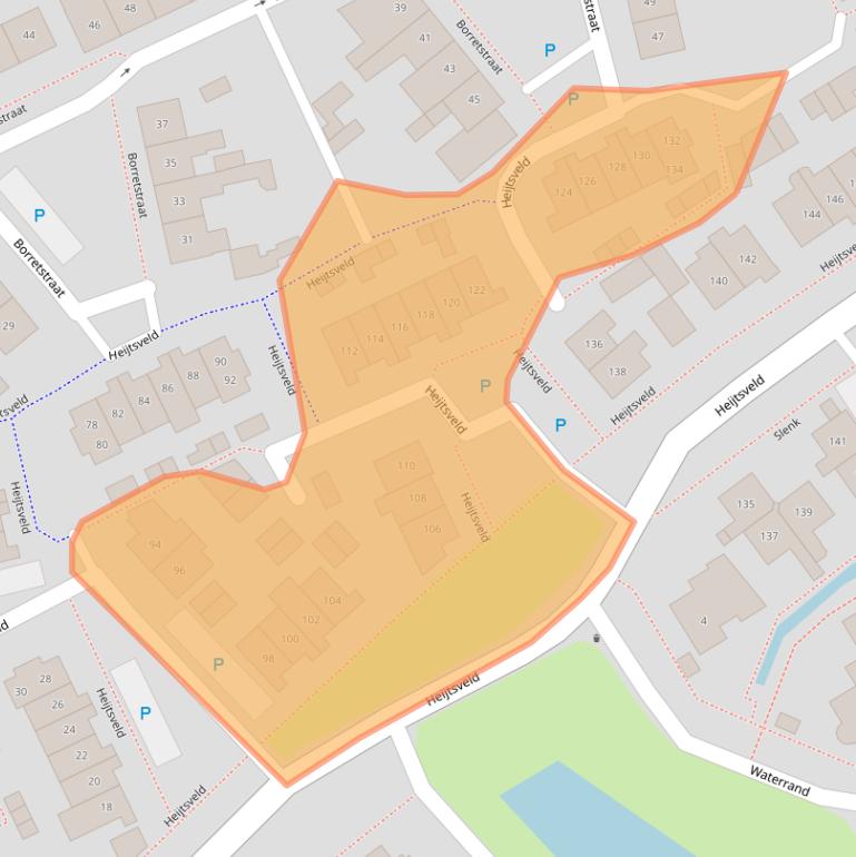 Kaart van postcodegebied 5421GS.