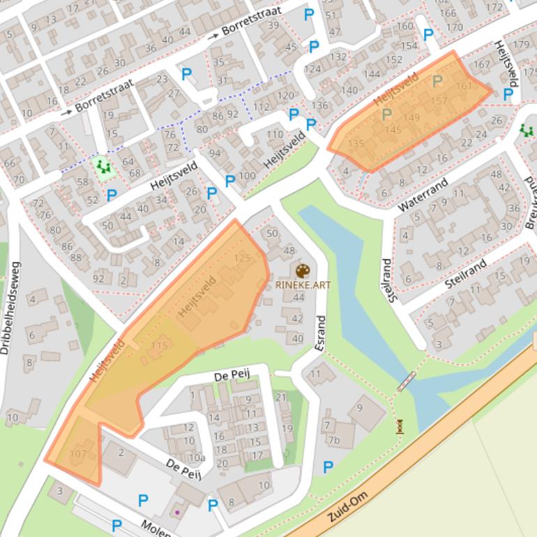 Kaart van postcodegebied 5421GZ.