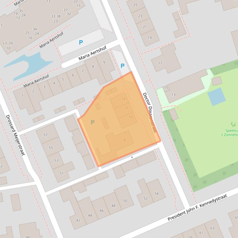 Kaart van postcodegebied 5421JS.