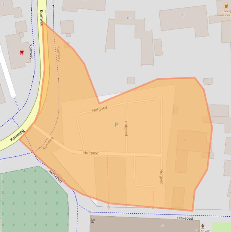 Kaart van postcodegebied 5421LD.