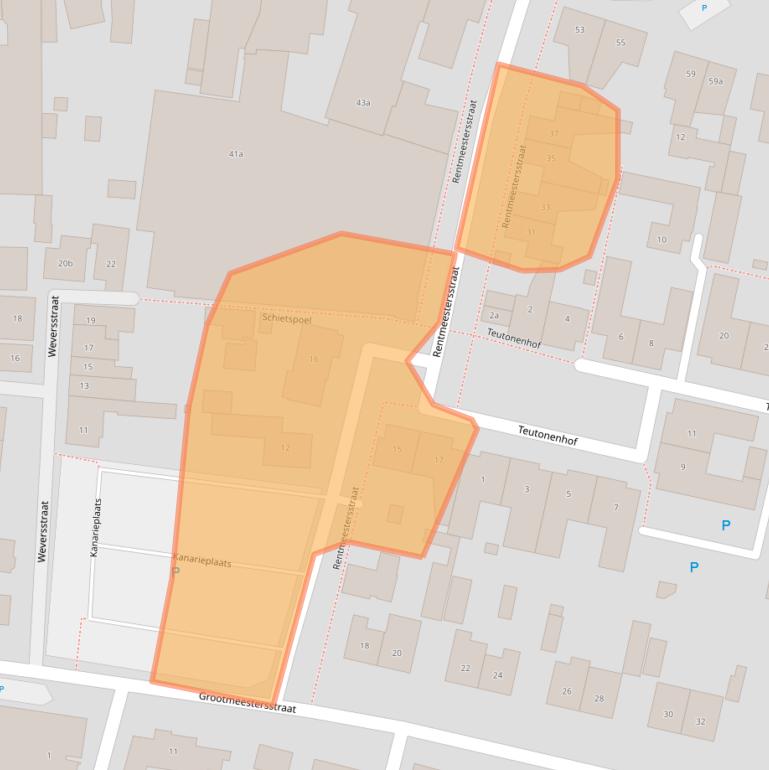 Kaart van postcodegebied 5421LM.