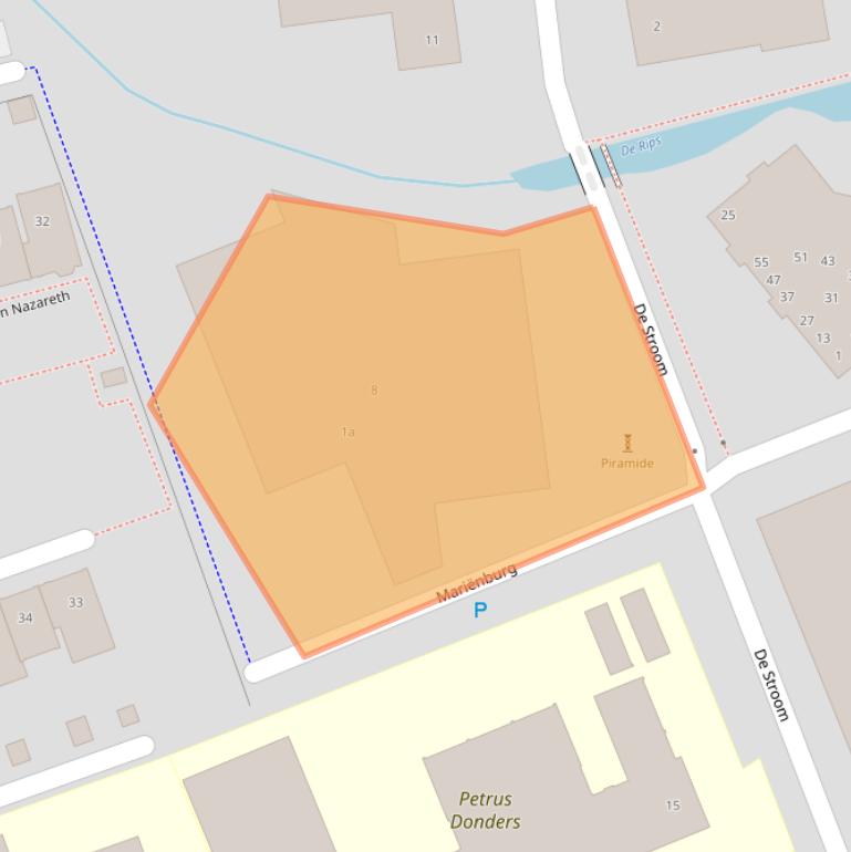 Kaart van postcodegebied 5421LX.