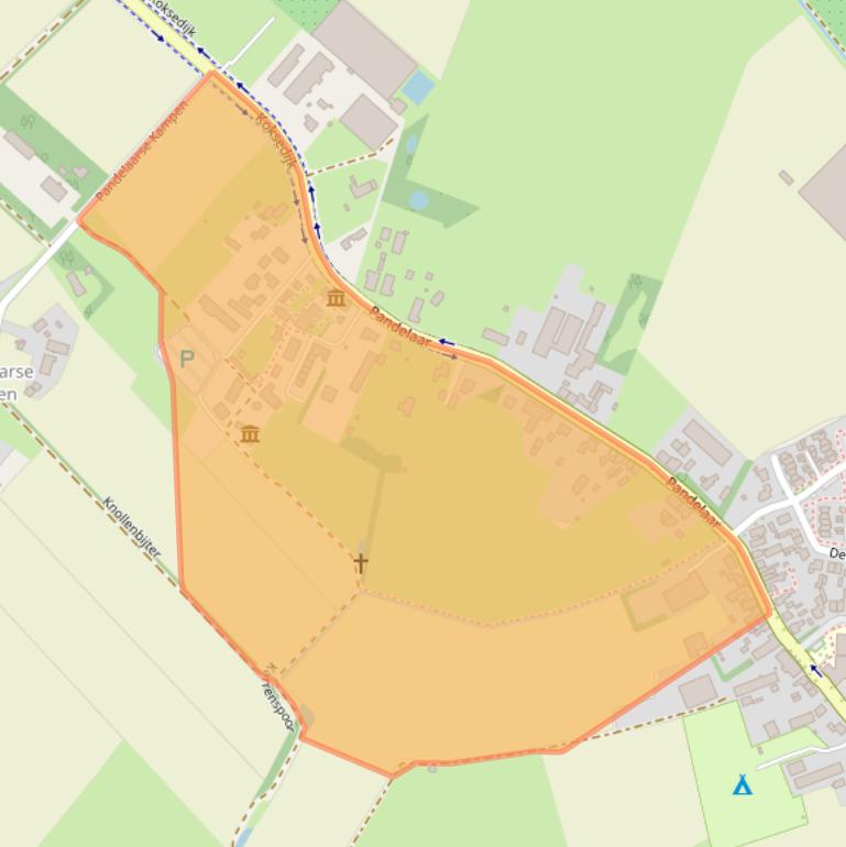Kaart van postcodegebied 5421NJ.