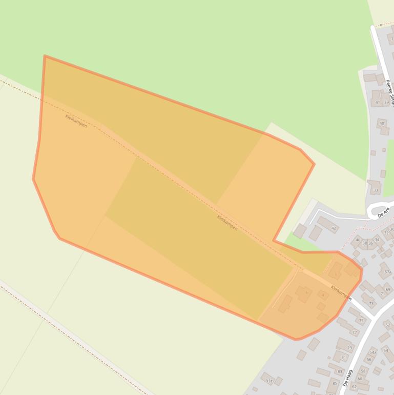 Kaart van postcodegebied 5421NR.