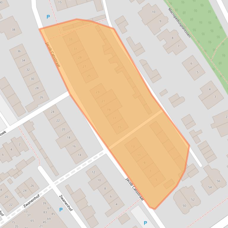 Kaart van postcodegebied 5421PA.