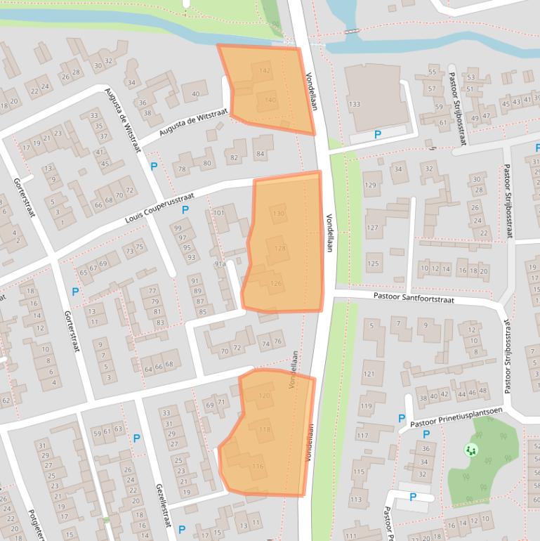 Kaart van postcodegebied 5421PS.