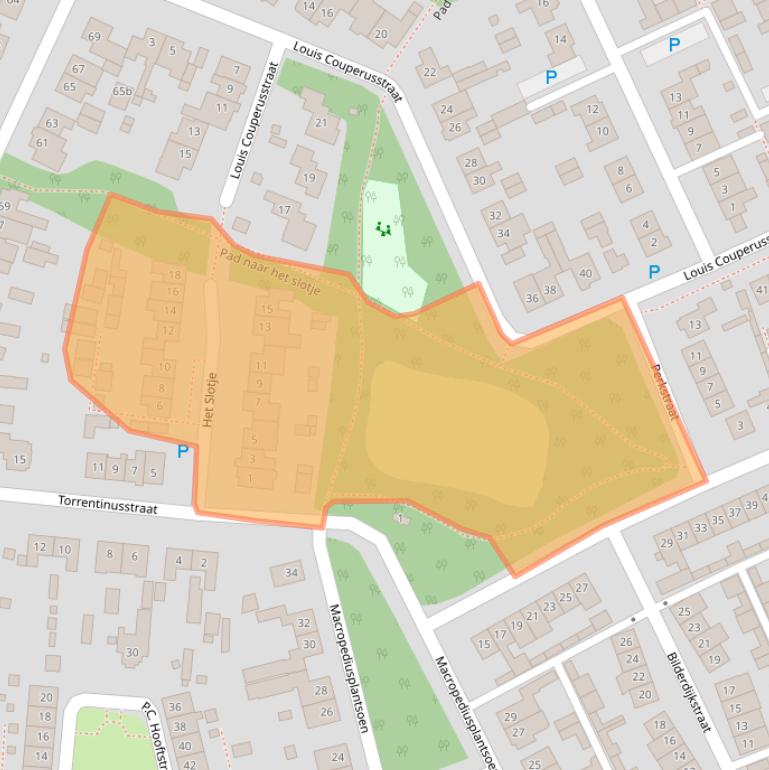 Kaart van postcodegebied 5421RB.