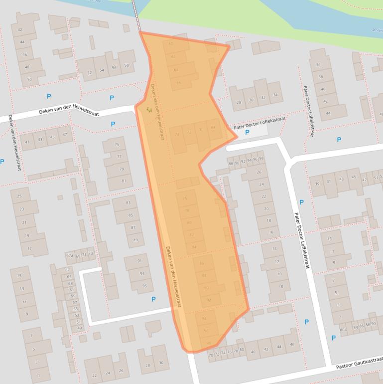 Kaart van postcodegebied 5421SH.
