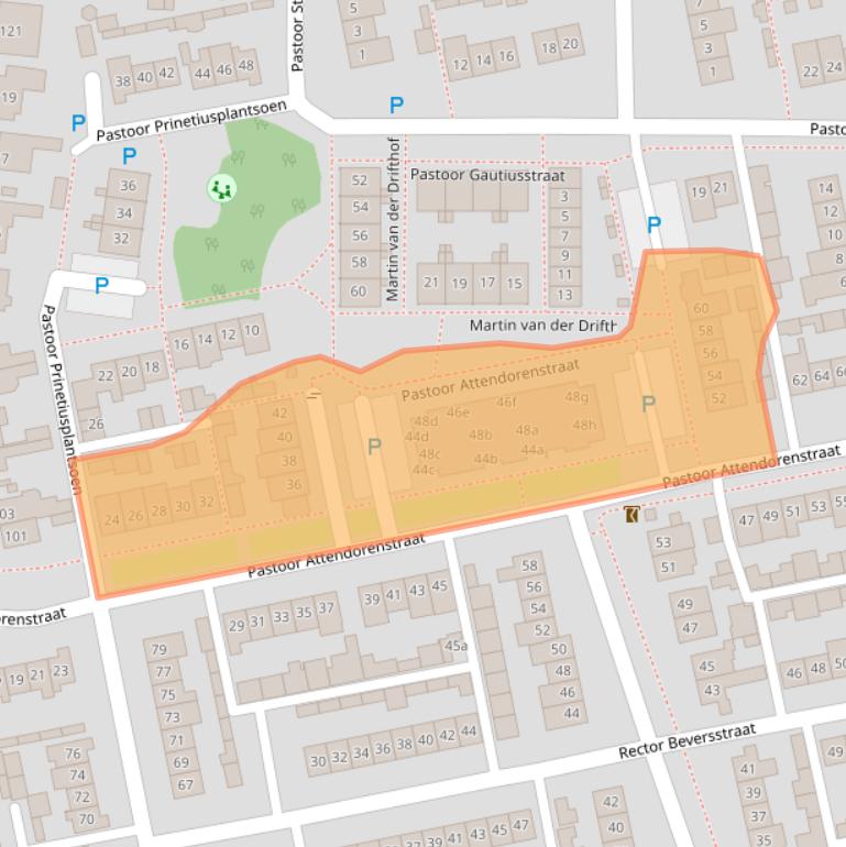 Kaart van postcodegebied 5421SN.