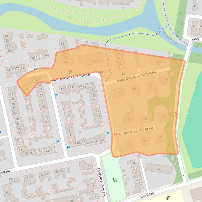Kaart van postcodegebied 5421TC.