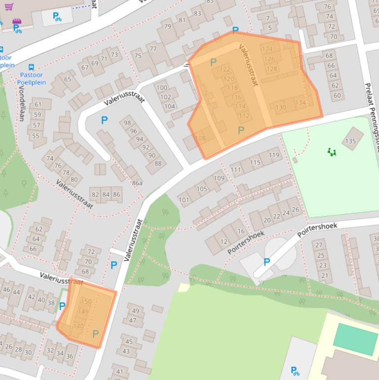 Kaart van postcodegebied 5421TX.