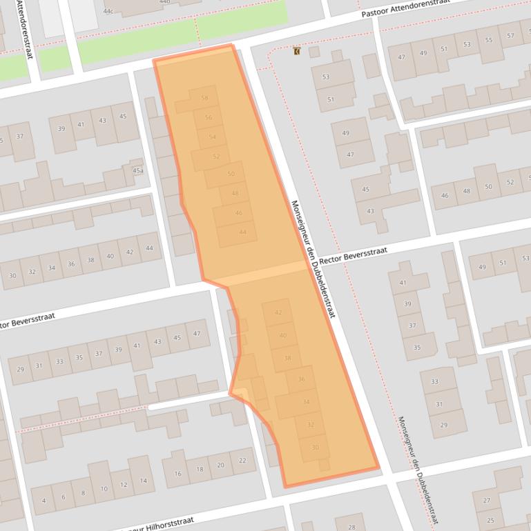 Kaart van postcodegebied 5421VG.