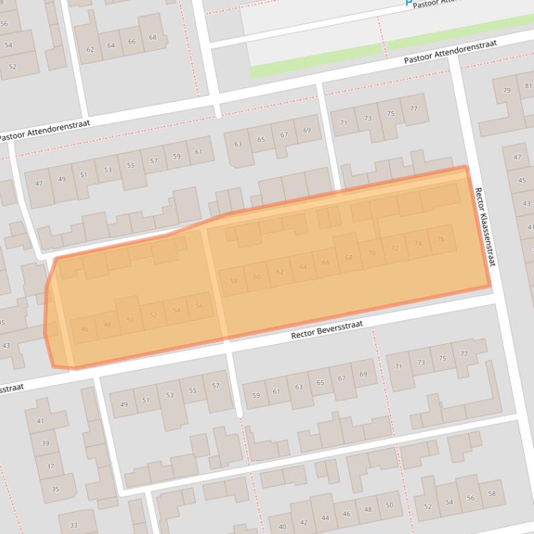 Kaart van postcodegebied 5421VT.