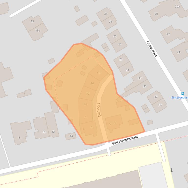 Kaart van postcodegebied 5421WR.