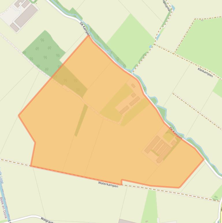 Kaart van postcodegebied 5421XA.