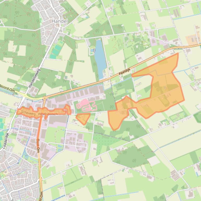 Kaart van postcodegebied 5421XL.