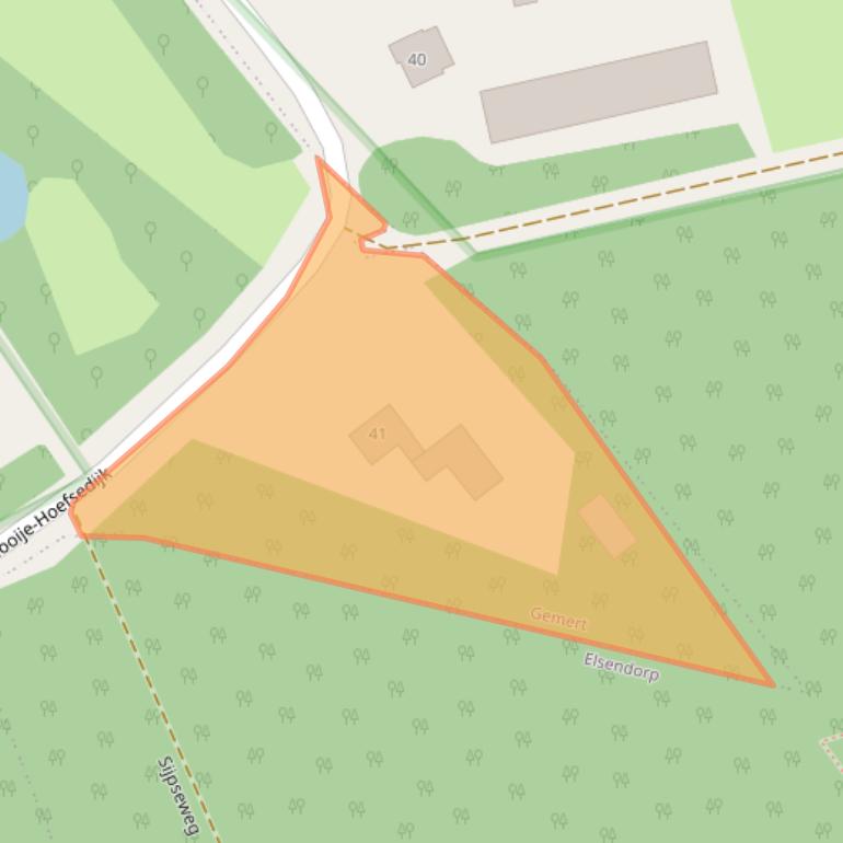 Kaart van postcodegebied 5421XR.