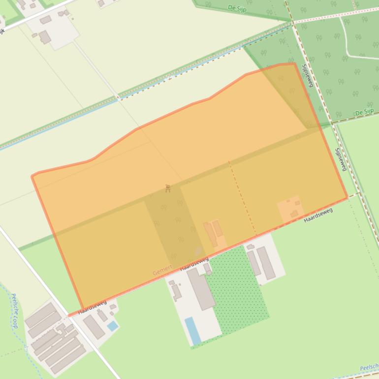 Kaart van postcodegebied 5421XS.