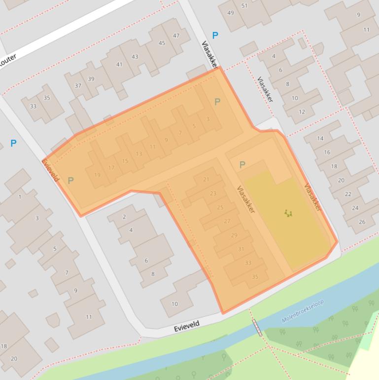 Kaart van postcodegebied 5422AL.