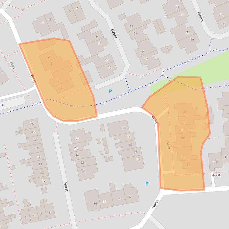 Kaart van postcodegebied 5422BM.