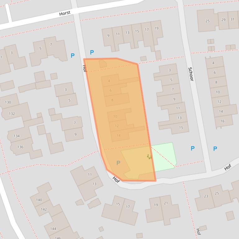 Kaart van postcodegebied 5422BP.
