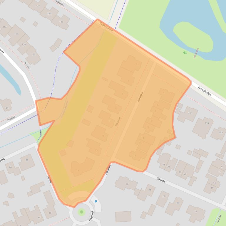 Kaart van postcodegebied 5422CR.