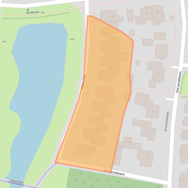 Kaart van postcodegebied 5422DK.