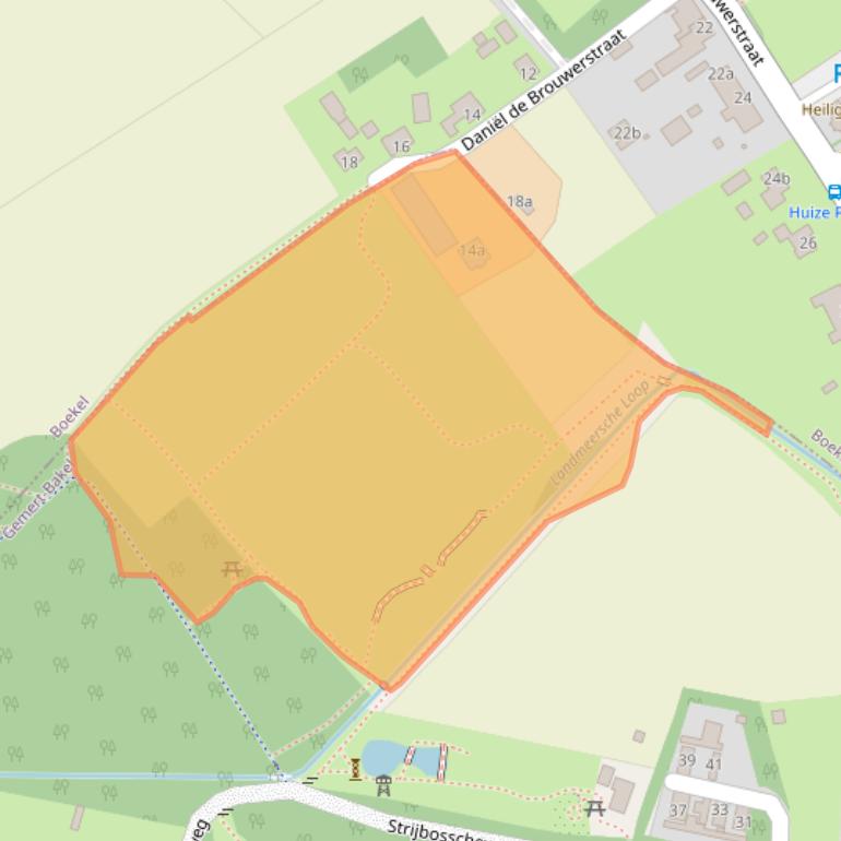 Kaart van postcodegebied 5423EA.