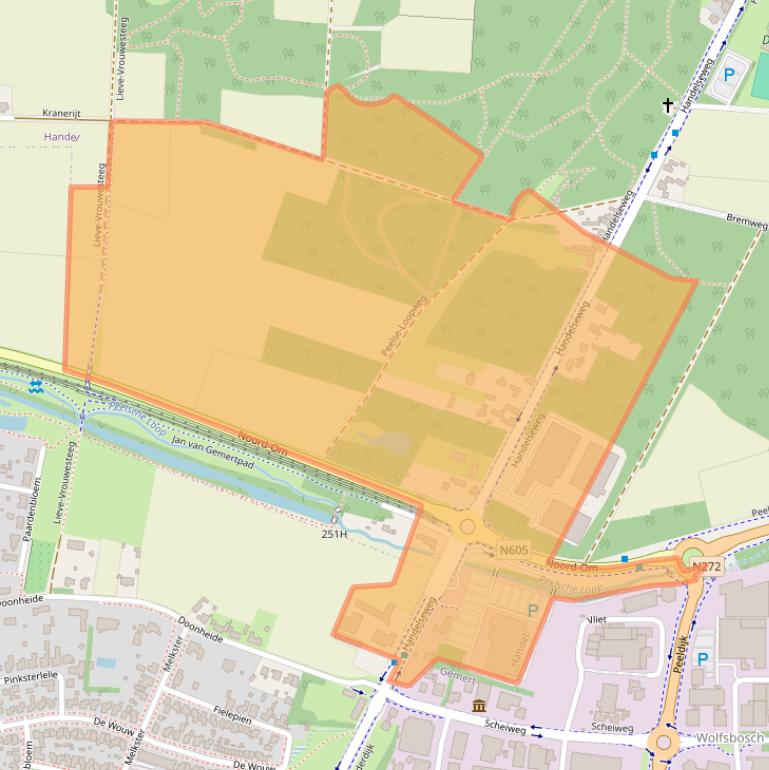 Kaart van postcodegebied 5423SB.