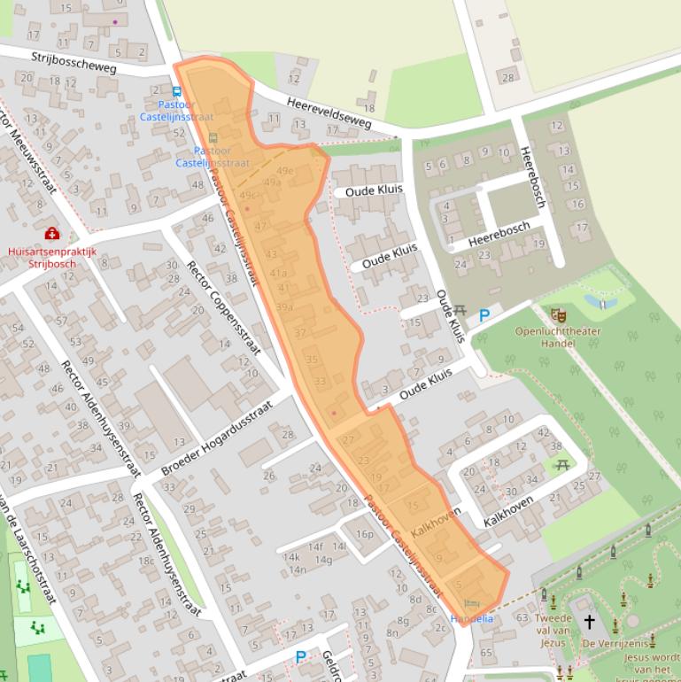 Kaart van postcodegebied 5423SP.