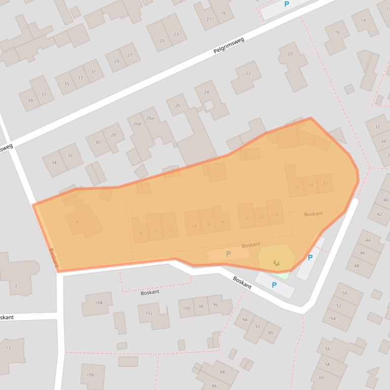 Kaart van postcodegebied 5423TM.