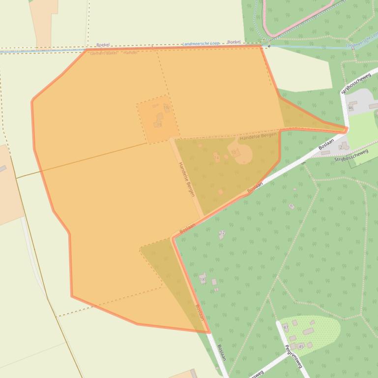 Kaart van postcodegebied 5423XE.