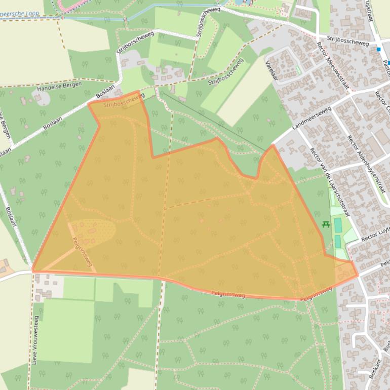 Kaart van postcodegebied 5423XG.