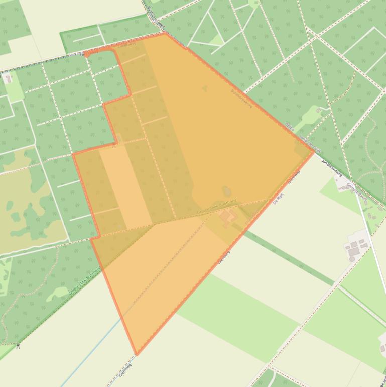 Kaart van postcodegebied 5424SE.